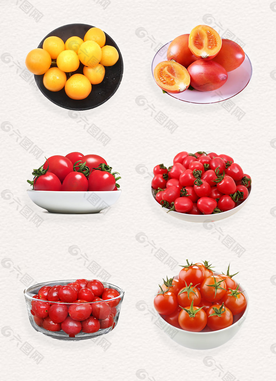 美食番茄圣女果png食物实拍