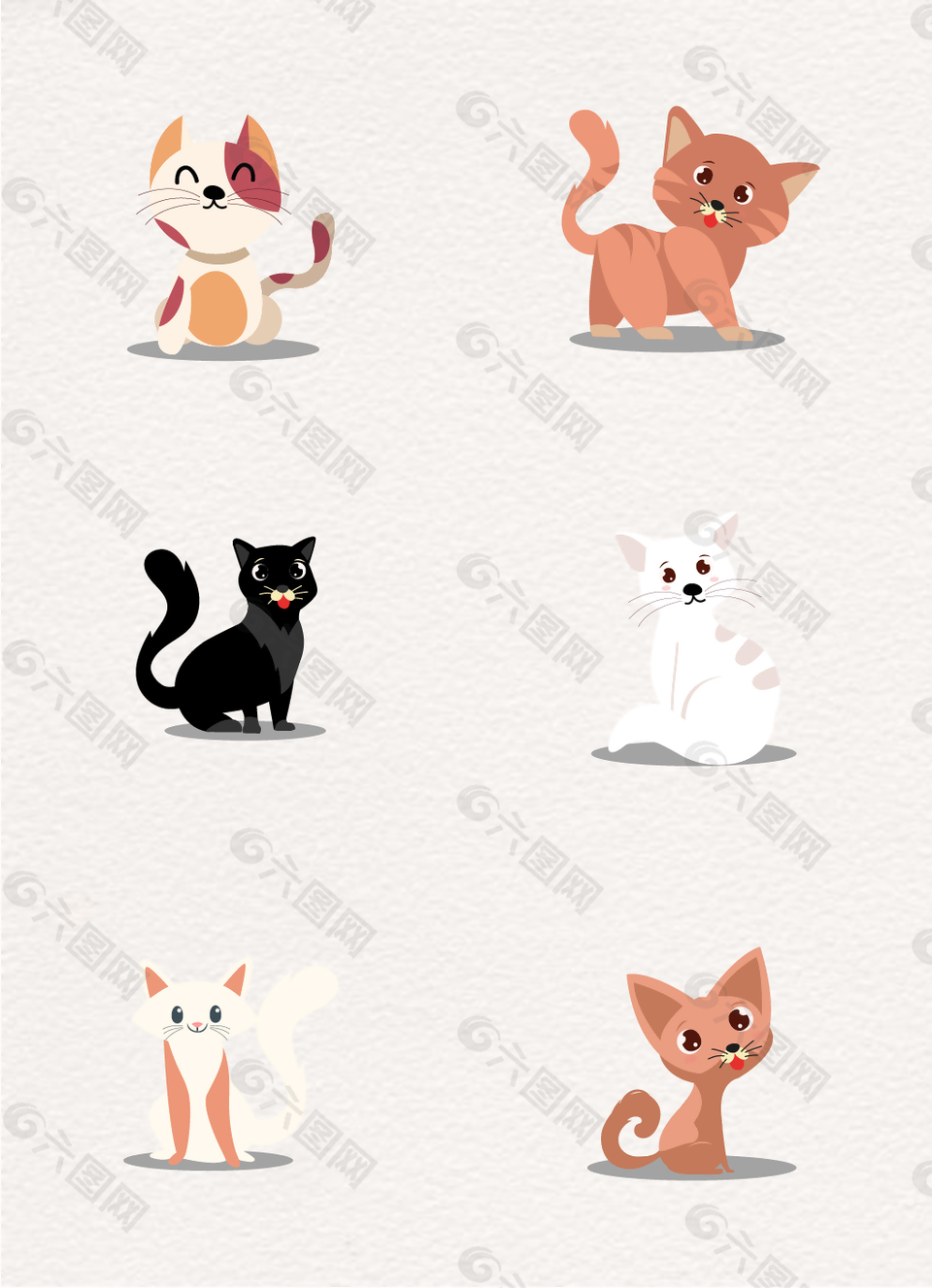 6组可爱小猫萌宠设计