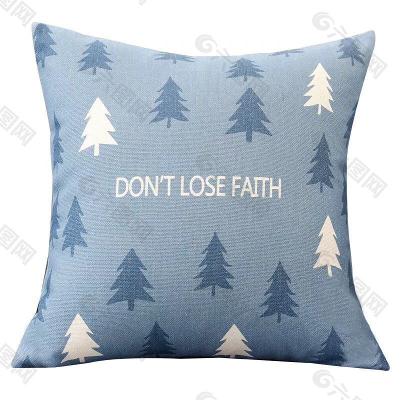 北欧风 抱枕 树 矢量形状源文件