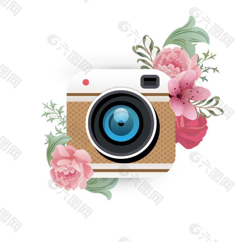 卡通相机矢量素材