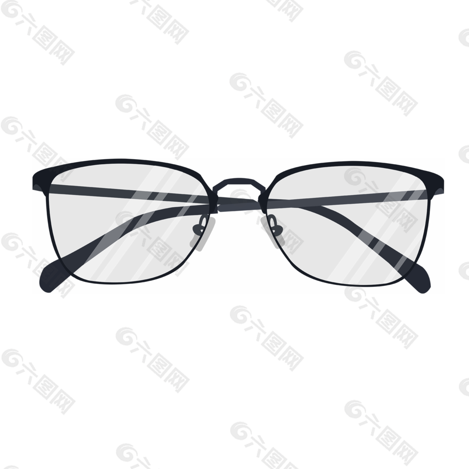 黑色眼镜设计元素素材免费下载 图片编号 六图网