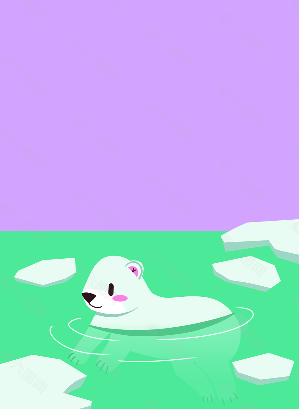 极地动物-北极熊