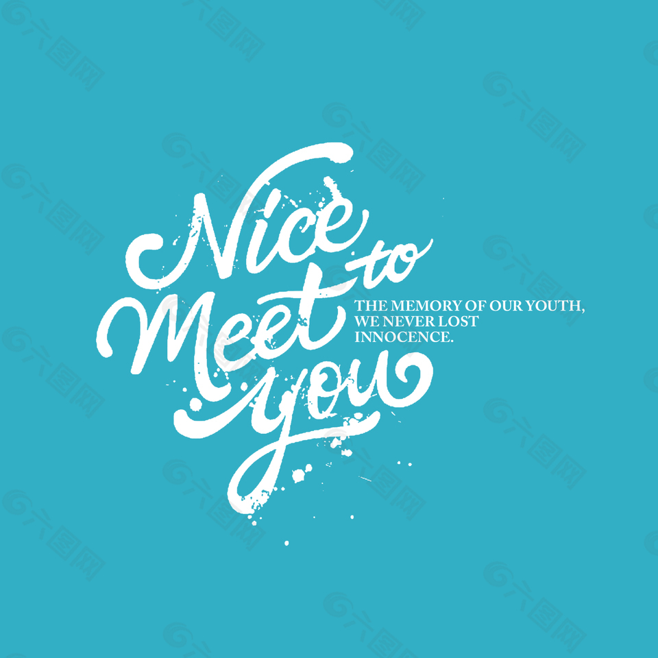 婚纱写真英文字体素材