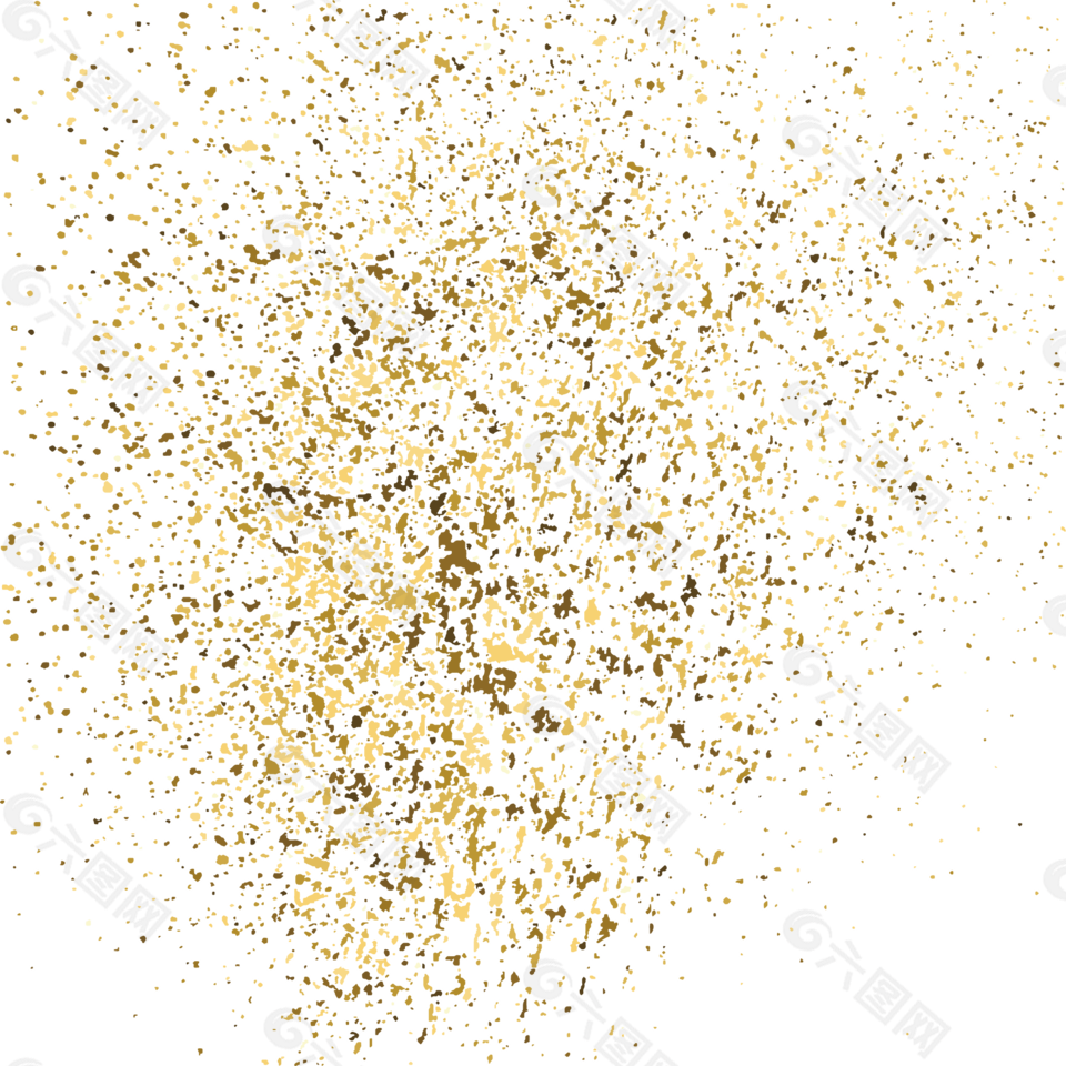 金色颗粒