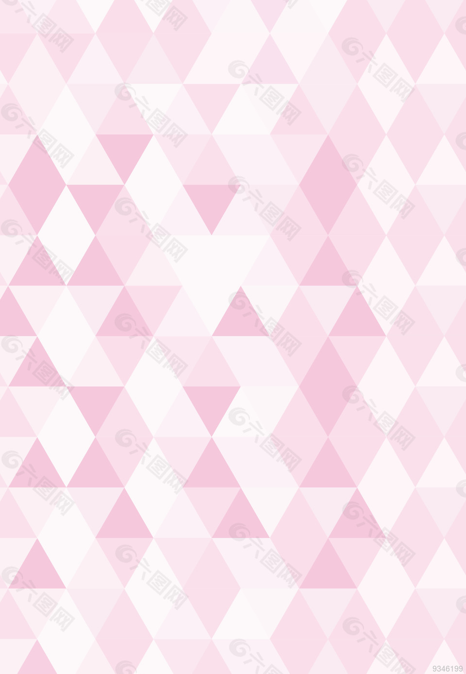 粉色几何图浅色背景 服装粉色底多边形清新