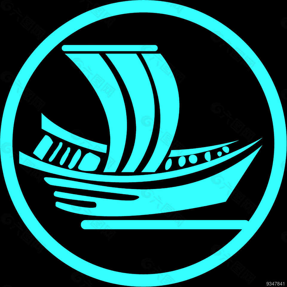 帆船 标志