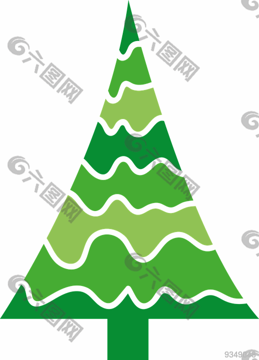 圣诞节简笔画树