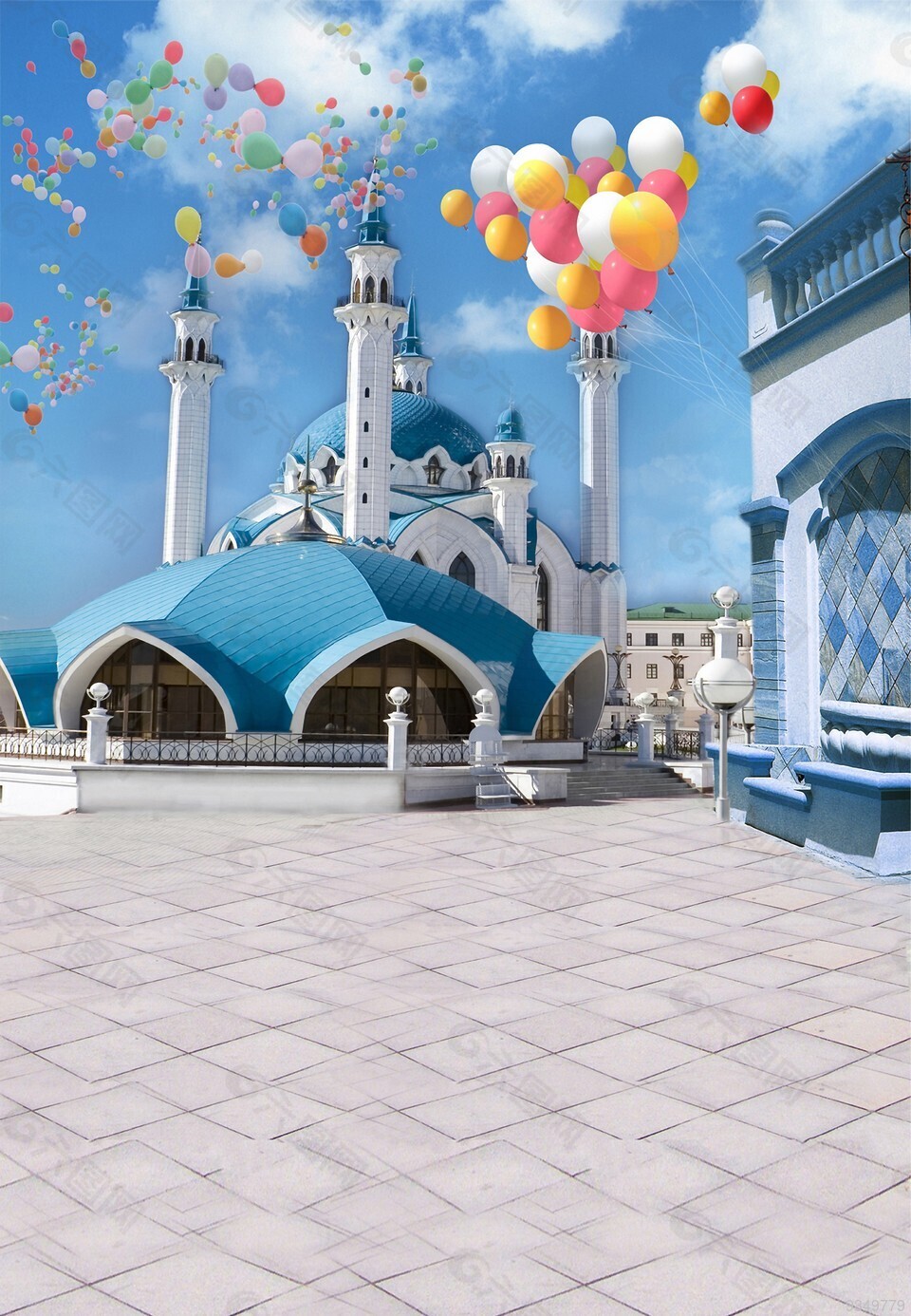 气球城堡电影图片