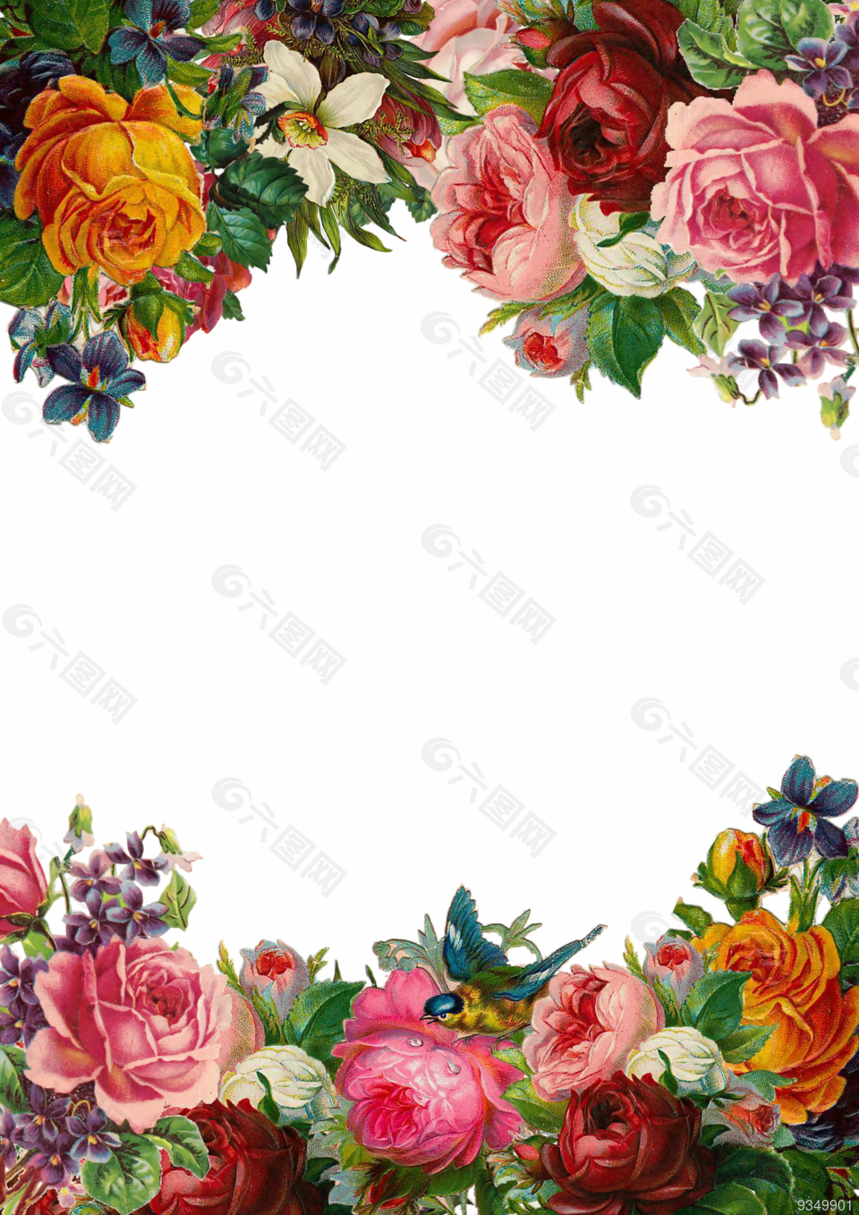 鲜花花束花的安排植物花园设计元素素材免费下载 图片编号 六图网