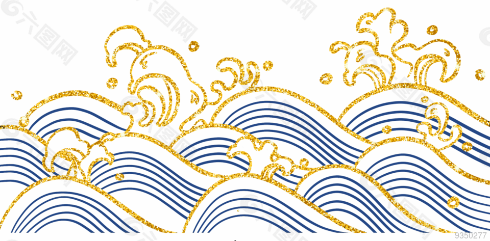 日式海浪紋