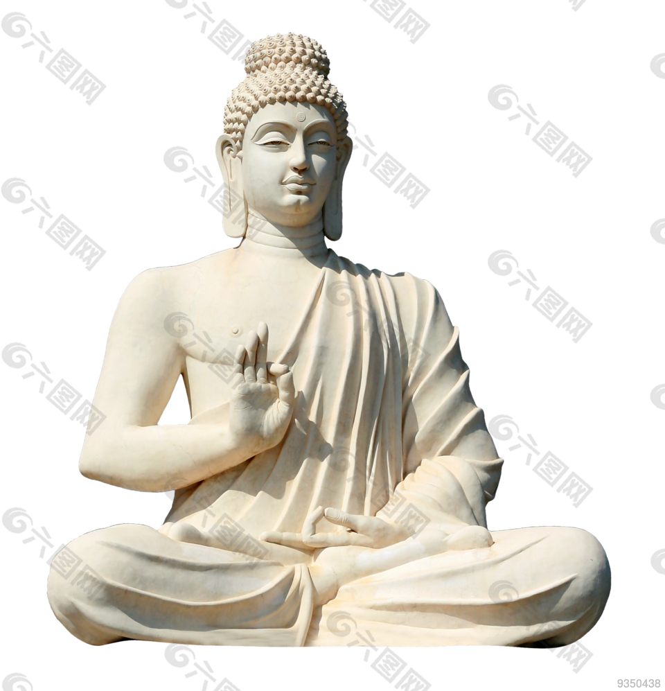 白色釋迦牟尼佛像