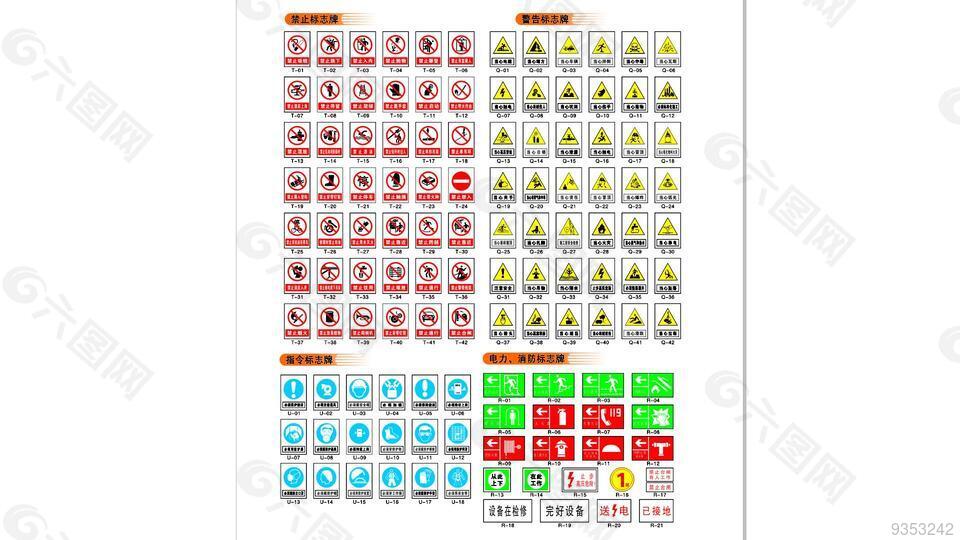 安全警示标识