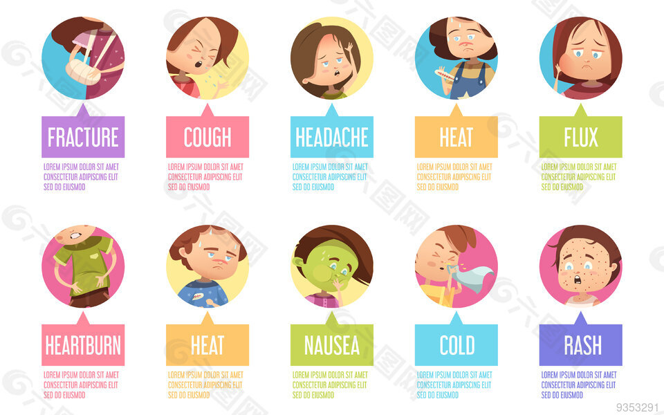 儿童疾病就医诊所应用图集