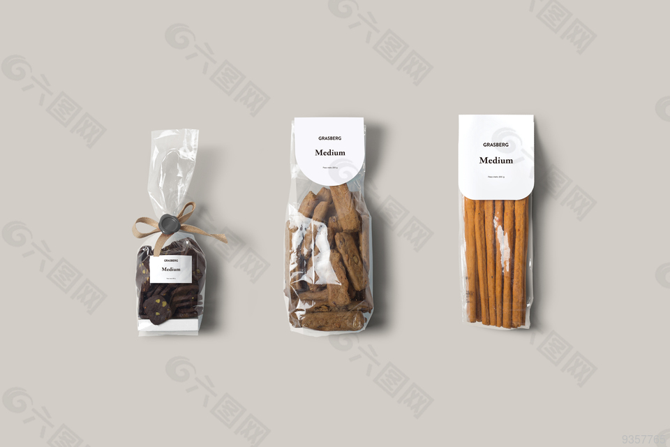 食品塑料袋包装样机