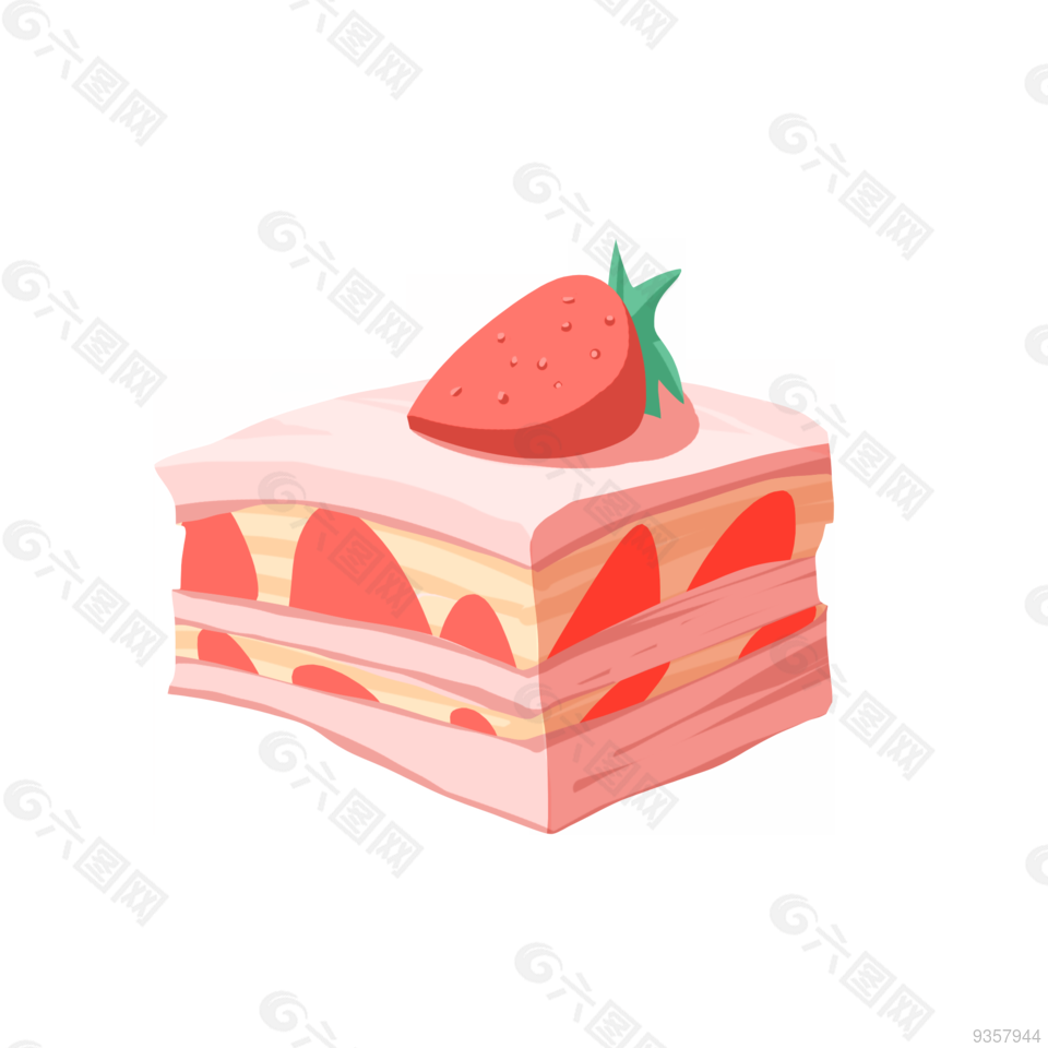 草莓蛋糕糕点甜品爱情