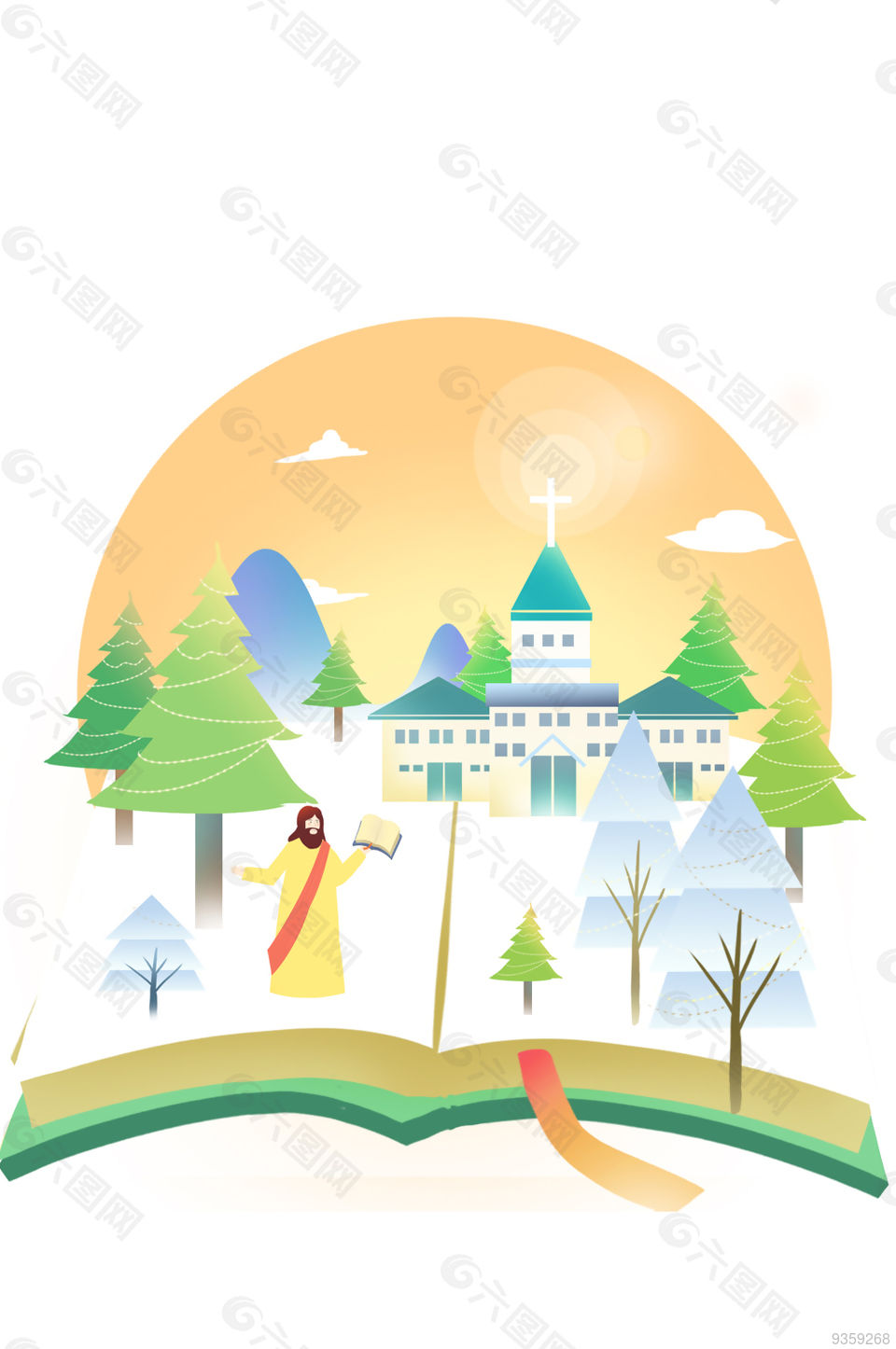 基督教漫画图片