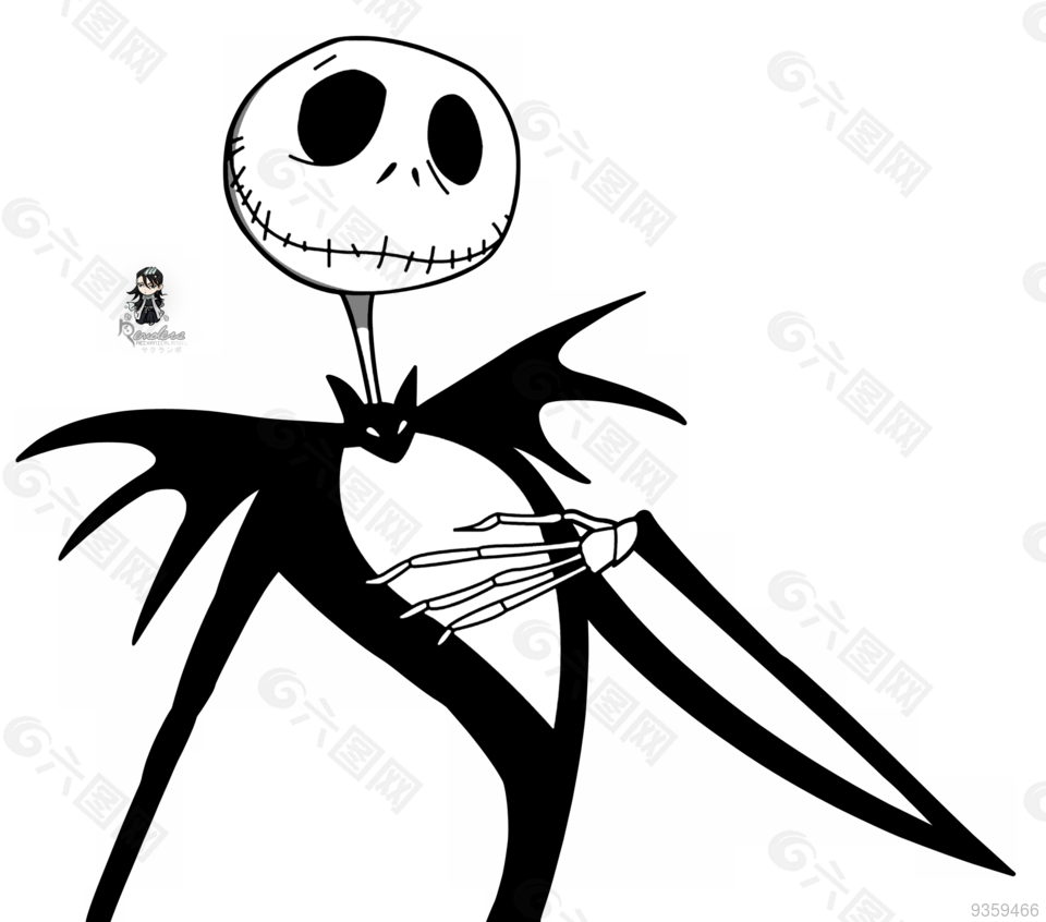 古怪骷颅元素图片