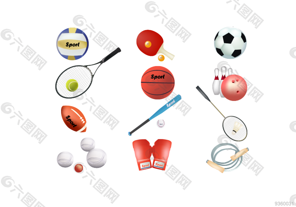 球类运动合集设计图片
