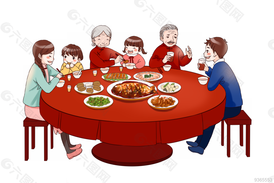 春节团圆年夜饭