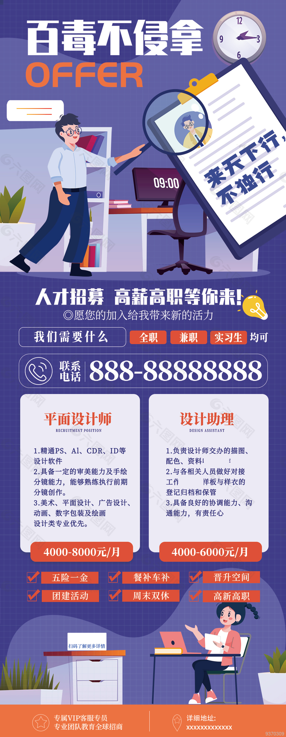 人才招募海报设计