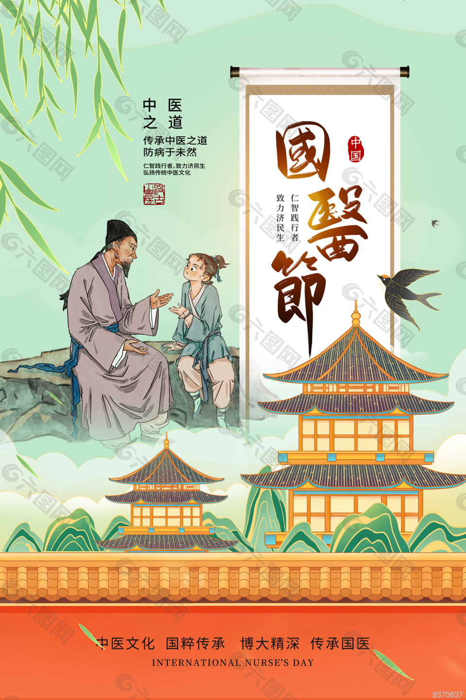 中国国医节宣传海报设计