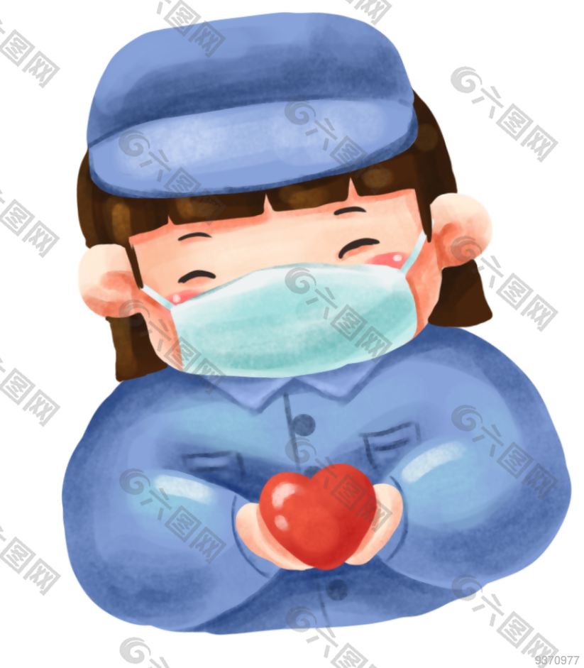 最新卡通护士插画