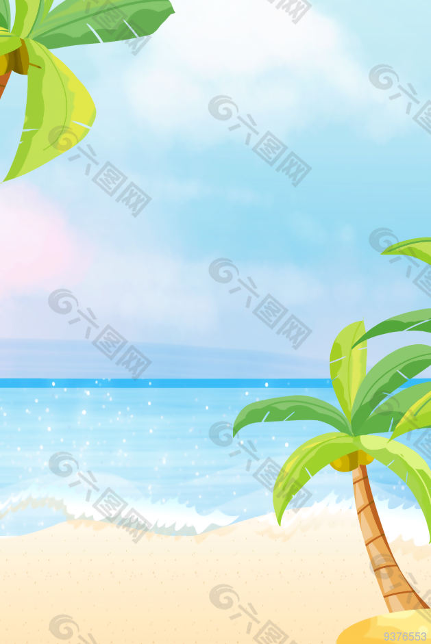 夏日简约文艺背景