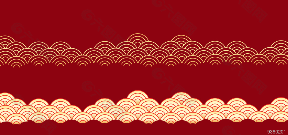 中式云纹设计素材