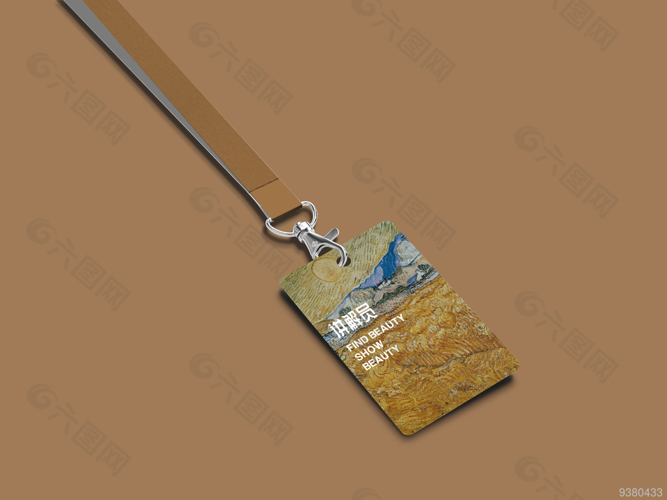 讲解员胸牌样机设计