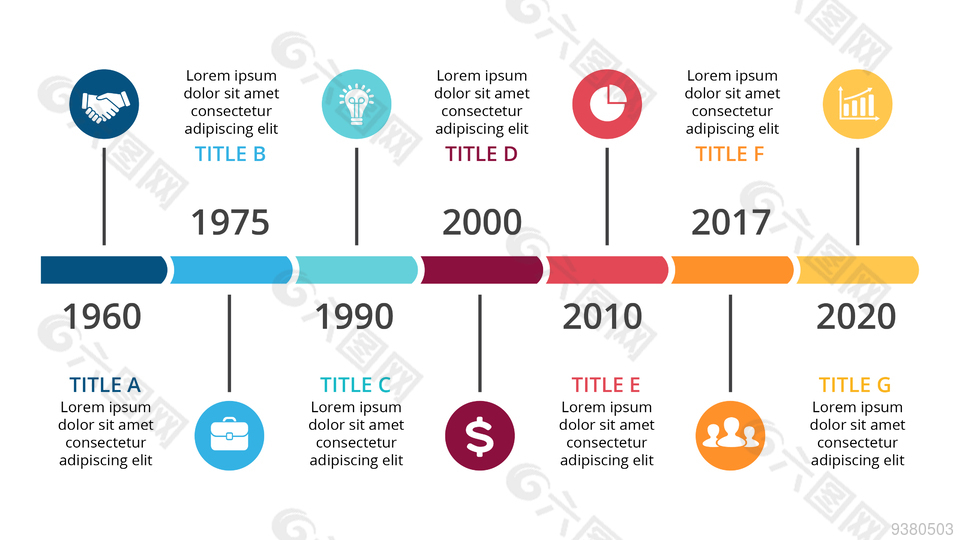 时间轴流程图图表