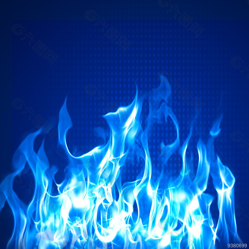 蓝色火焰炫酷大气背景图片