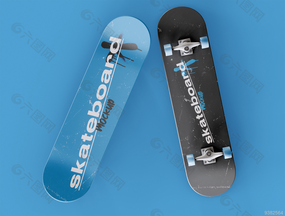 体育用品滑轮版样机素材