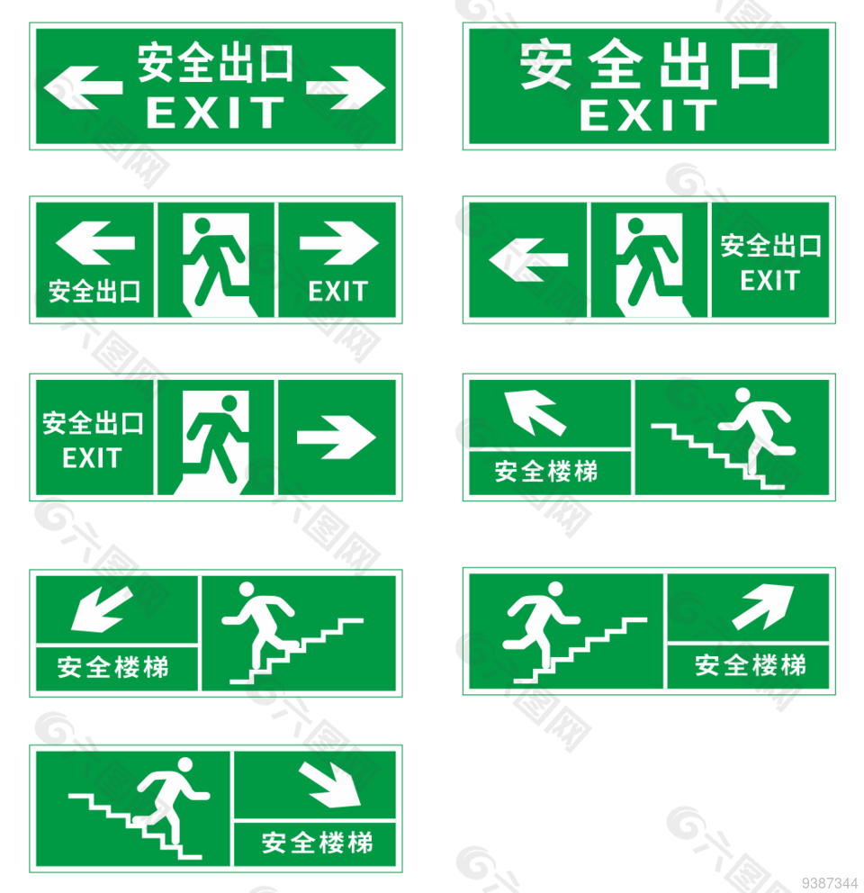 安全出口标识
