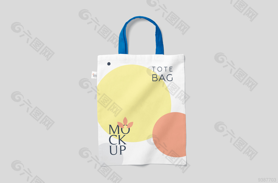 麻布袋手提袋样机图片下载