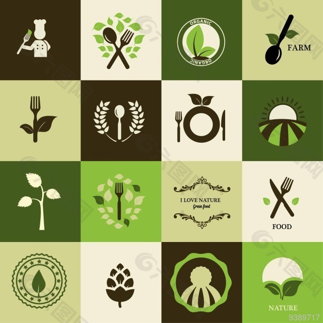 绿色食品图标