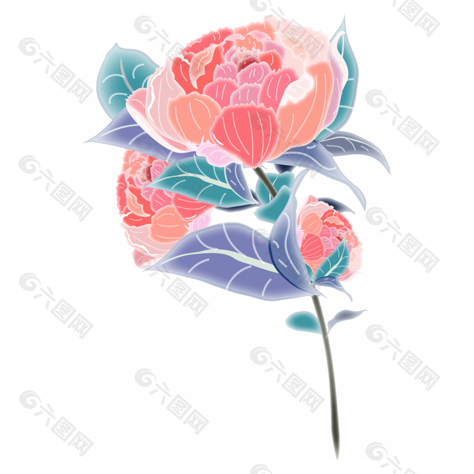 花朵元素图案设计