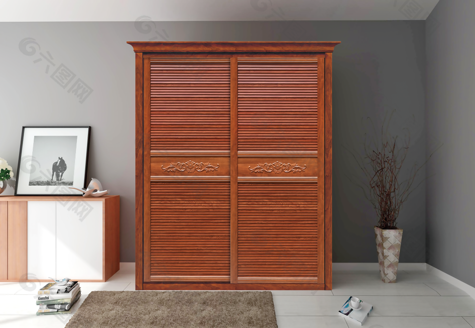 木质衣柜图装饰设计