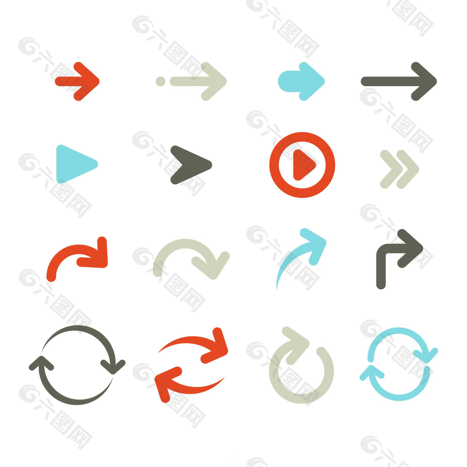 箭头符号图标合集