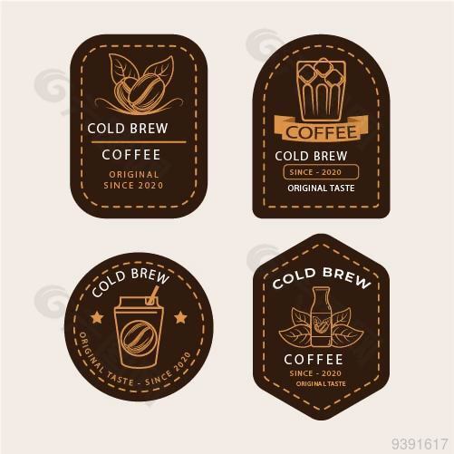 咖啡热饮品牌设计LOGO图标下载