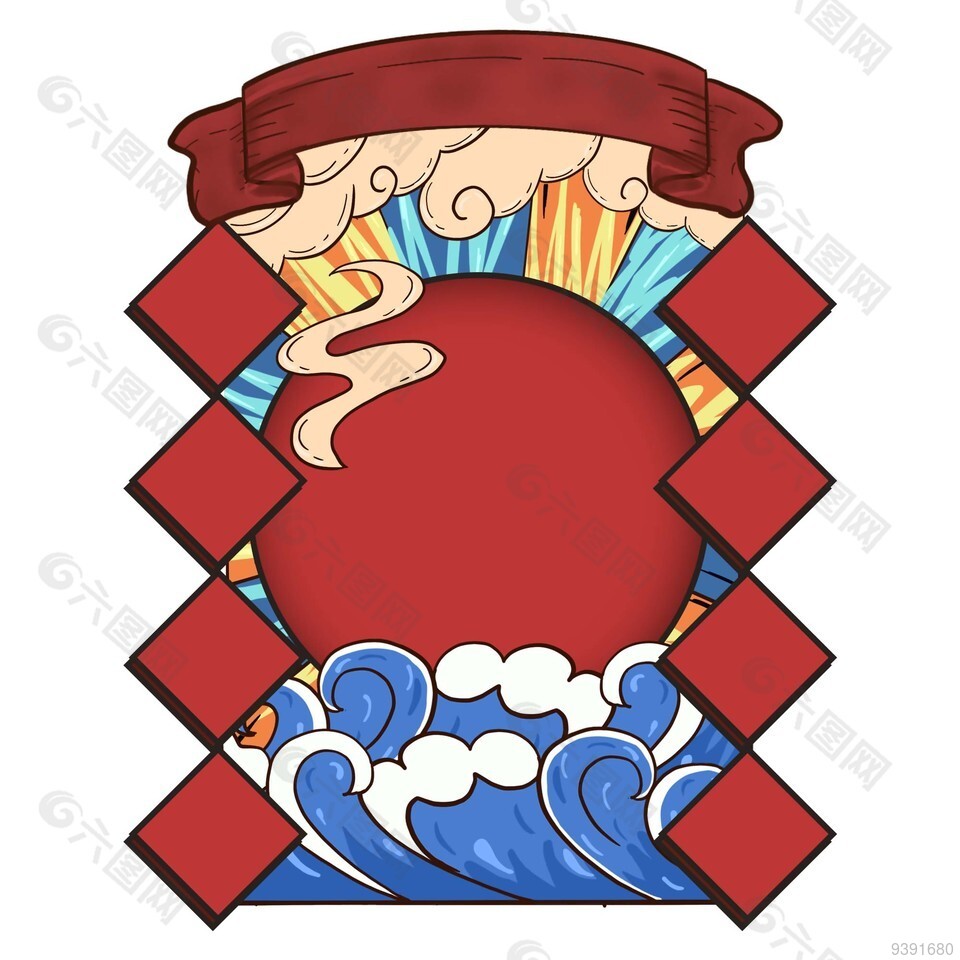 创意中国风装饰边框模板下载