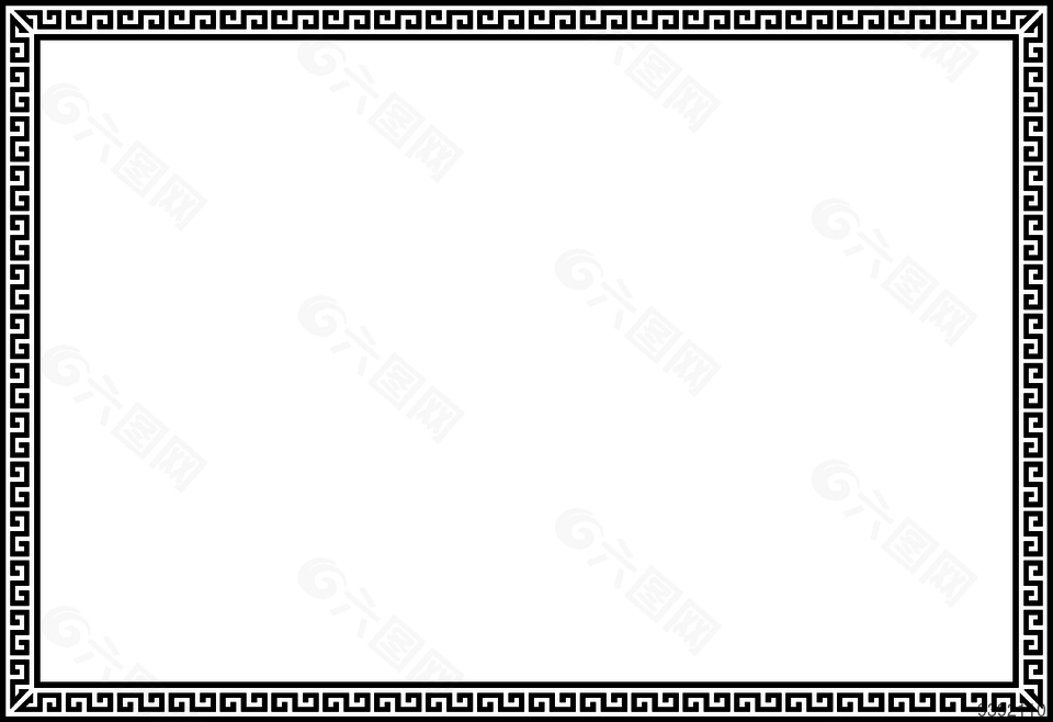 矢量图边框