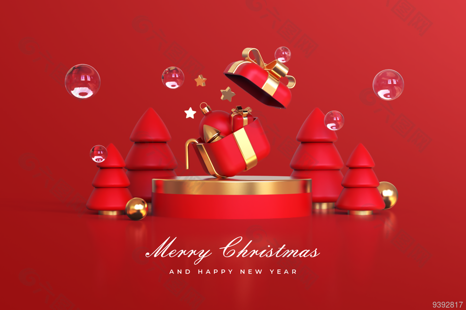 新年促销双旦背景图片大全