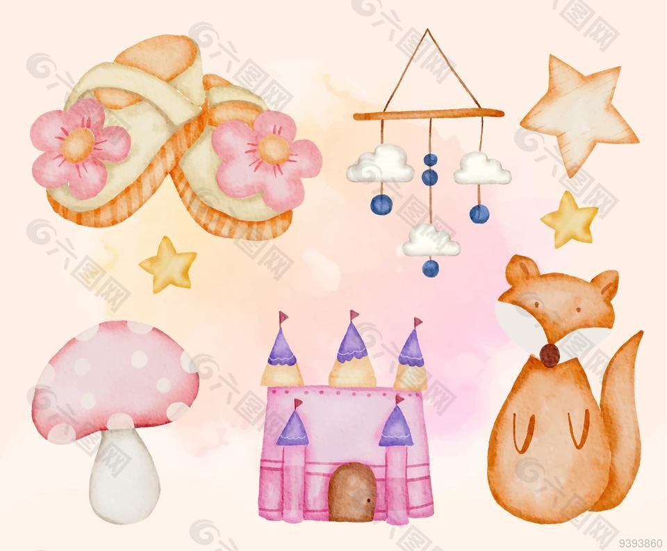 治愈系儿童手绘卡通图案大全