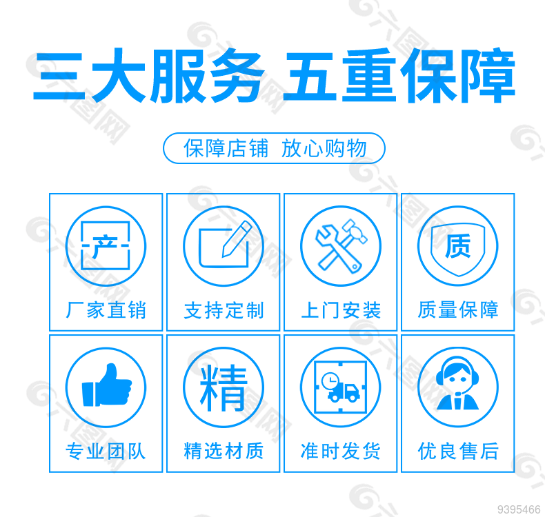 淘宝详情页服务保障说明模板