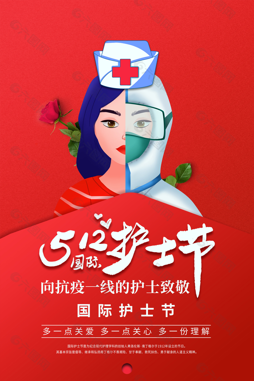 国际护士节节日宣传海报