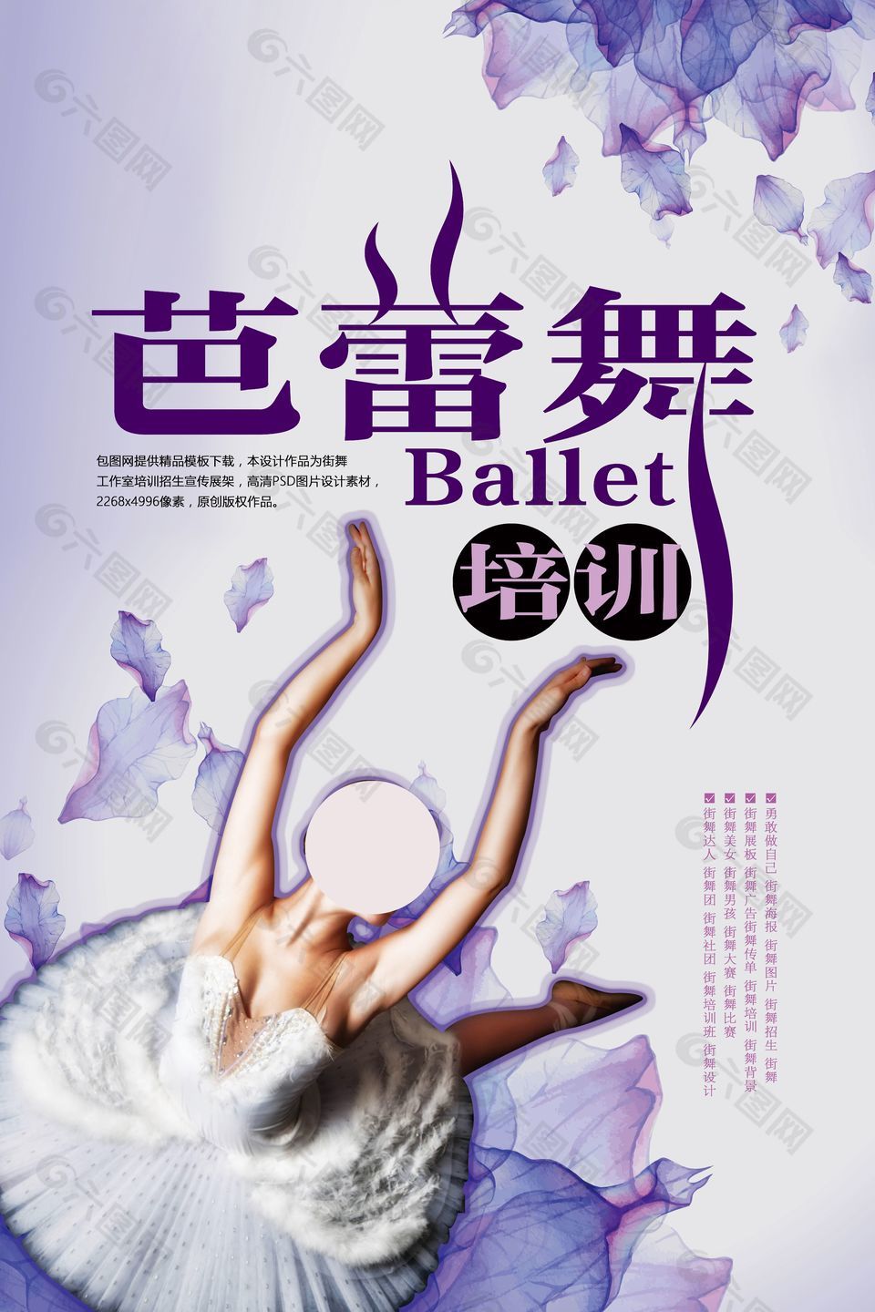 高雅芭蕾舞培训海报
