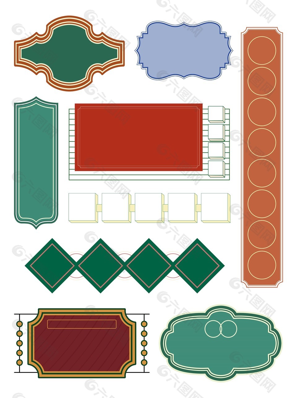 复古国潮港式茶餐厅店铺招牌