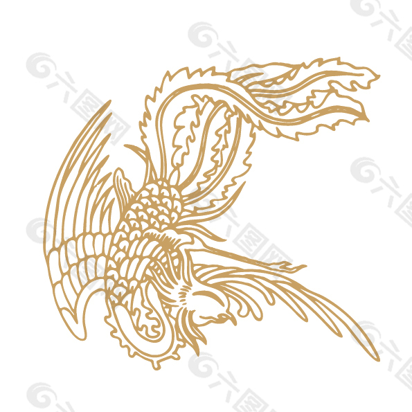 中国凤凰传统纹样设计