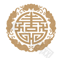 典雅传统寿字纹饰设计