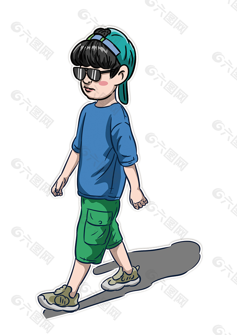 帅气小男孩免扣素材